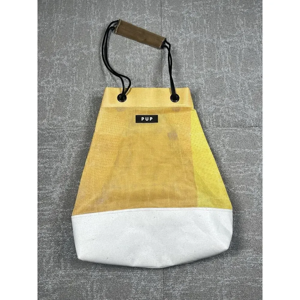 Handcrafted Upcycled People for Urban Progress PUP Backpack